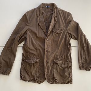 Gap Casual Washed Cotton Blazer